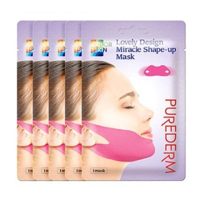 PUREDERM Lovely Design Miracle Shape-Up Mask 8g x 5
