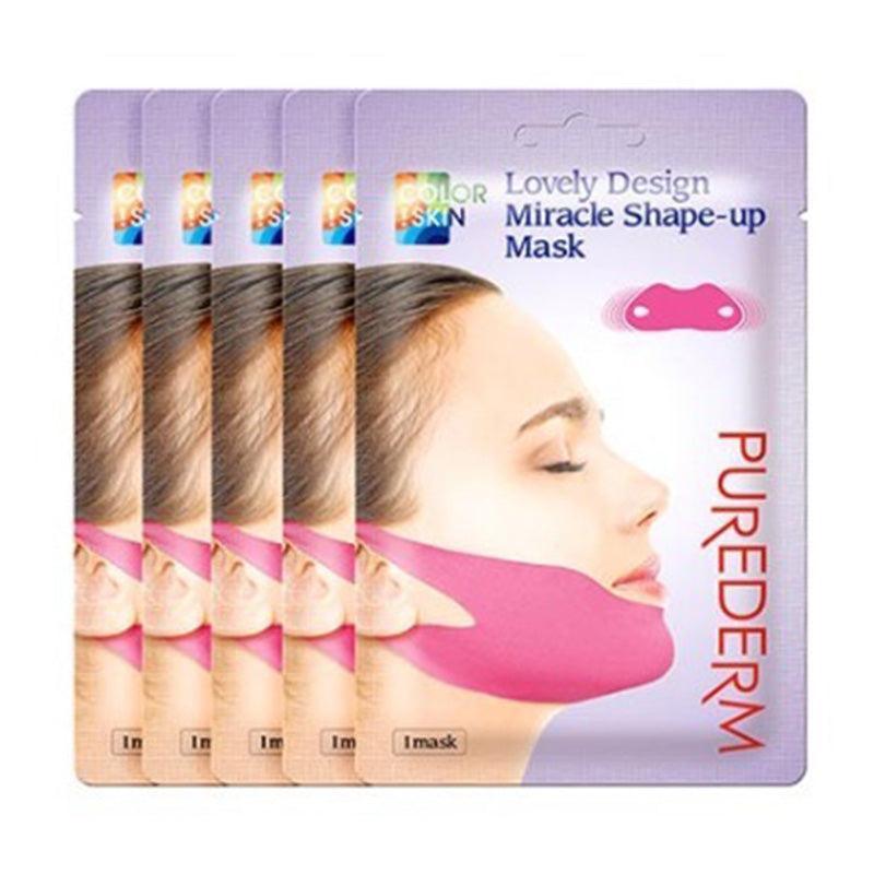 PUREDERM Lovely Design Miracle Shape-Up Mask 8g x 5 - LMCHING Group Limited