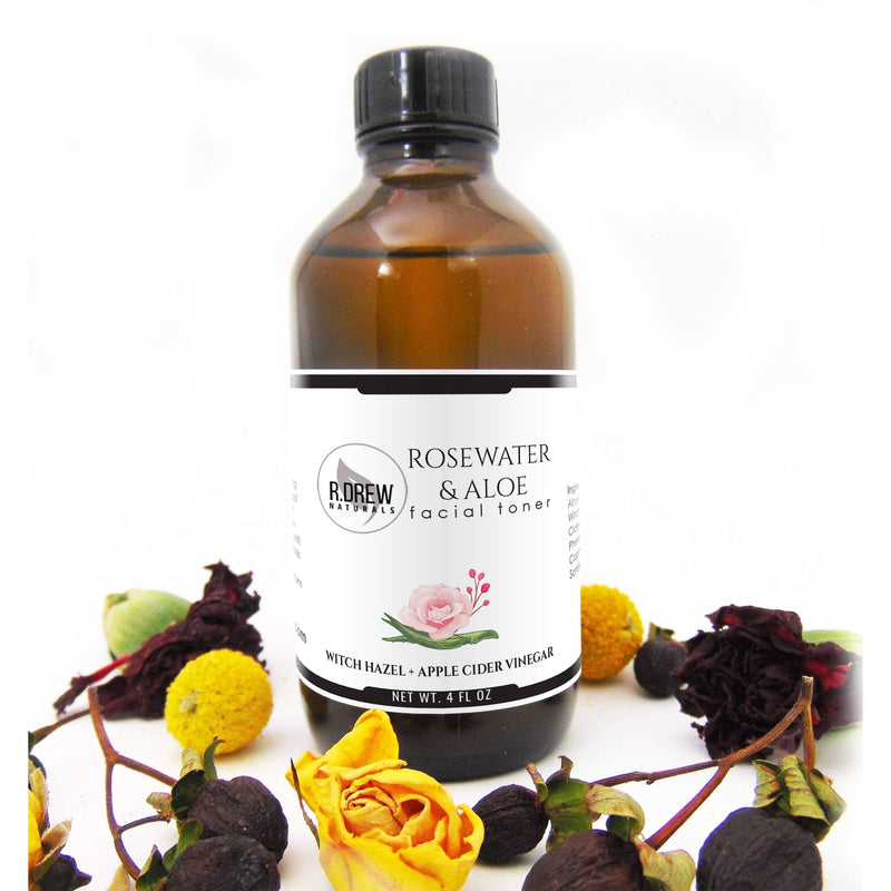 R.Drew Naturals USA Handmade Natural Rose Water & Aloe Facial Toner 118ml - LMCHING Group Limited