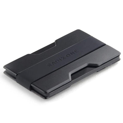 Radix USA Один ультратонкий 4-миллиметровый бумажник-держатель для карт (черный) 1шт
