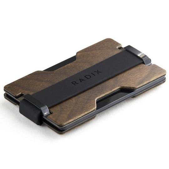 Radix USA Walnut Wood Element 8mm Slim Card Holder Wallet (RFID Blocking) 1pc - LMCHING Group Limited