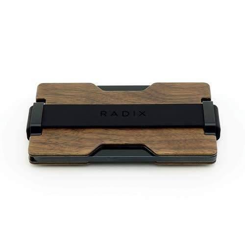 Radix USA Walnut Wood Element 8mm Slim Card Holder Wallet (RFID Blocking) 1pc - LMCHING Group Limited
