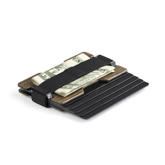 Radix USA Walnut Wood Element 8mm Slim Card Holder Wallet (RFID Blocking) 1pc - LMCHING Group Limited