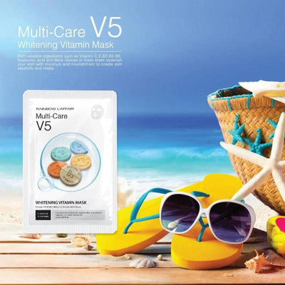 Rainbow L'affair Multi-Care V5 Whitening Vitamin Mask (White) 25ml x 10 - LMCHING Group Limited