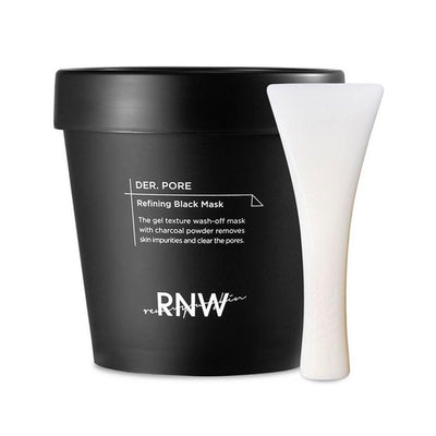 RNW DER. Porenverfeinernde schwarze Wash-Off-Gel-Maske200ml