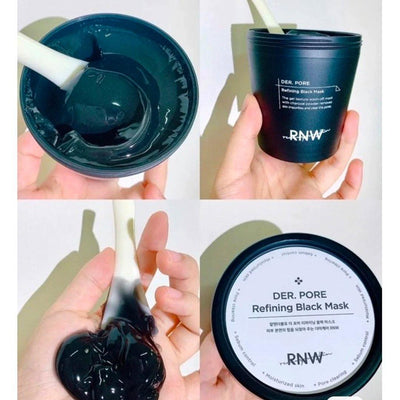 RNW DER. Pore Refining Black Wash Off Gel Mask 200ml - LMCHING Group Limited