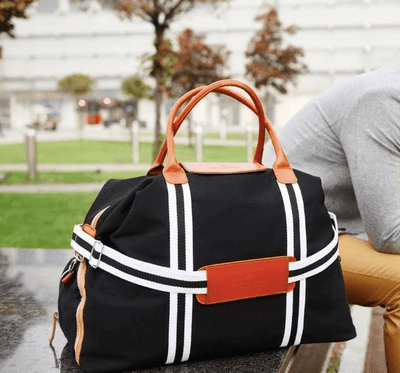 Saint Maniero Germany Handmade Leather Water Resistant Duffel Bag Massimo (Red) 1pc - LMCHING Group Limited