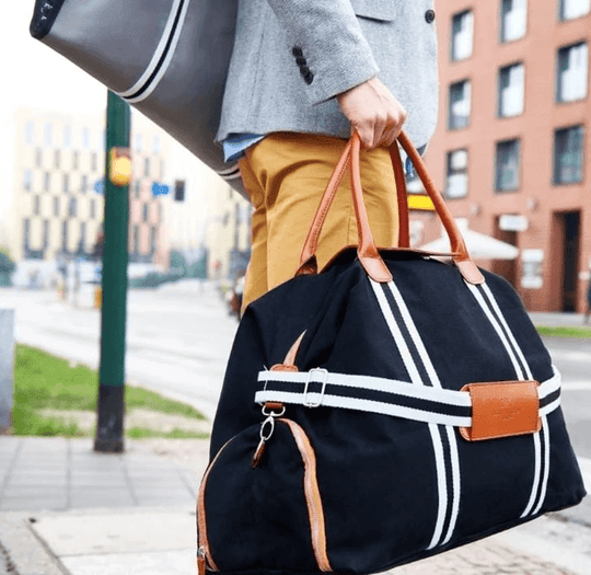 Saint Maniero Germany Handmade Leather Water Resistant Duffel Bag Massimo (Red) 1pc - LMCHING Group Limited