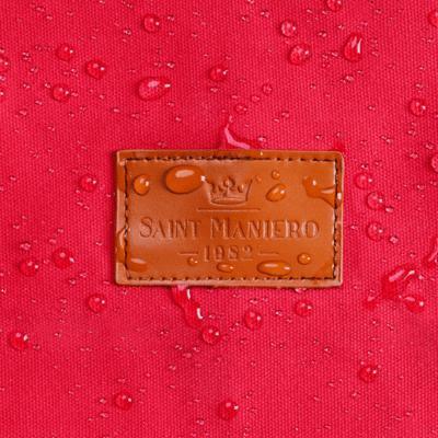 SAINT MANIERO Germany Handmade Leather Water Resistant Duffel Bag Massimo (Red) 1pc - LMCHING Group Limited