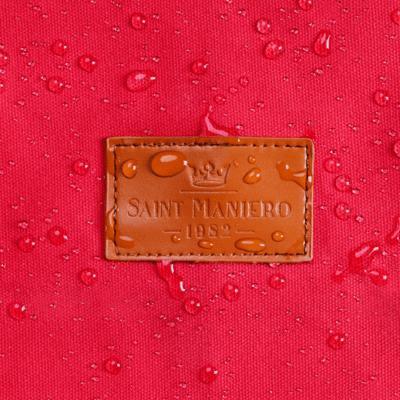 Saint Maniero Germany Handmade Leather Water Resistant Duffel Bag Massimo (Red) 1pc - LMCHING Group Limited