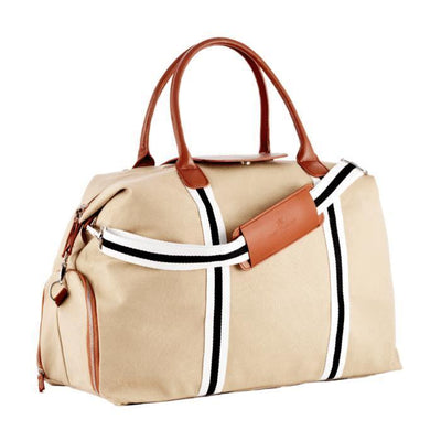 Saint Maniero Germany Handmade Leather Water Resistant Duffel Bag Massimo (Sahara) 1pc - LMCHING Group Limited
