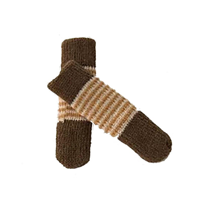 SeedCare Canada Wiederverwendbare Anti-Fall braun Cowboy Stiefel Stuhl Socken Protektoren (Easy Moving & Noise Reducing) 1 Paar