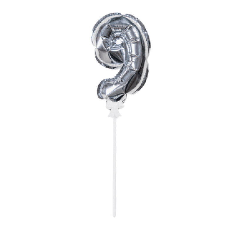 Silver Number Party Ballon 1pc - LMCHING Group Limited