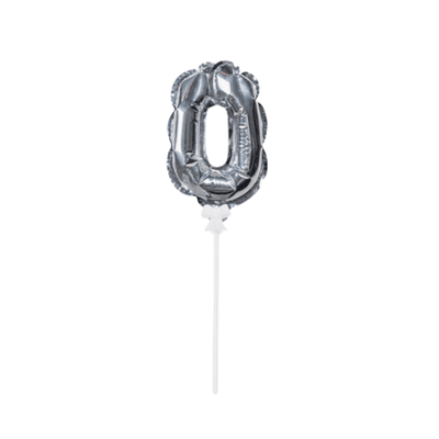 Silver Number Party Ballon 1pc - LMCHING Group Limited