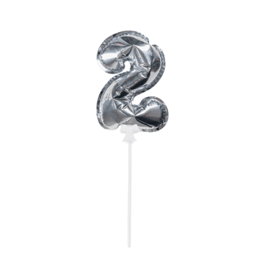 Silver Number Party Ballon 1pc - LMCHING Group Limited