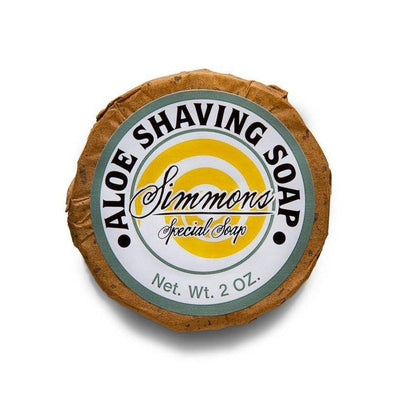 Simmons Natural Bodycare USA हैंडमेड एलो वेरा शेविंग साबुन (साइट्रस) 59g