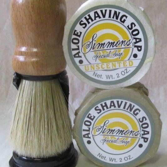 Simmons Natural Bodycare USA Handmade Aloe Vera Shaving Soap (Unscented) 59g - LMCHING Group Limited