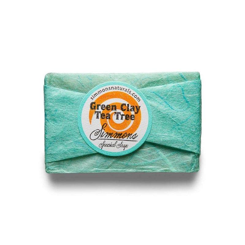 Simmons Natural Bodycare USA Handmade Detox Soap (Green Clay & Tea Tree) 1pc - LMCHING Group Limited