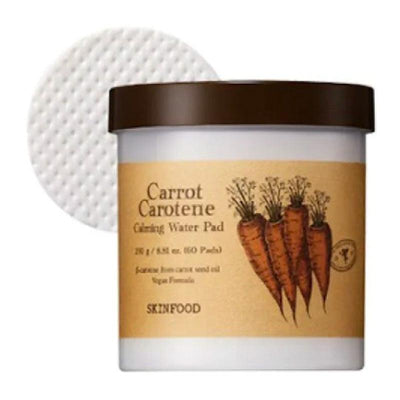 SKINFOOD Carrot Carotene Calming Water Pad 60pcs