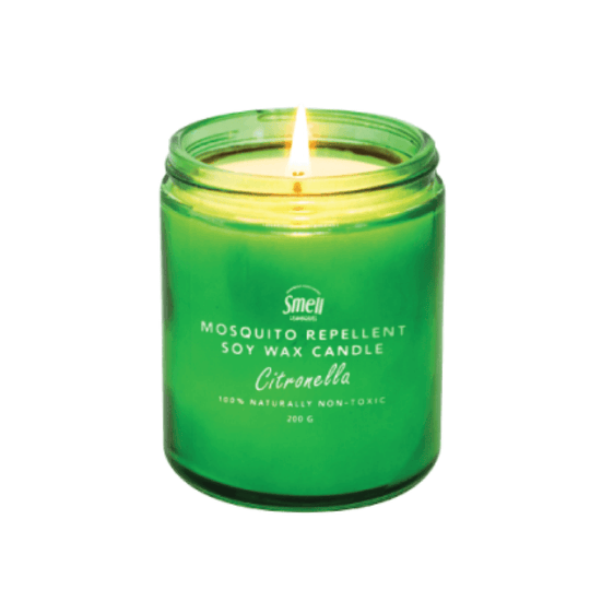 smell LEMONGRASS 100% Naturally Non Tonic Mosquito Repellent Soy Wax Candle (Citronella) - LMCHING Group Limited
