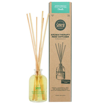 smell LEMONGRASS Handmade Aromatherapy Mosquito Repellent Reed Diffuser (Citronella) 50ml