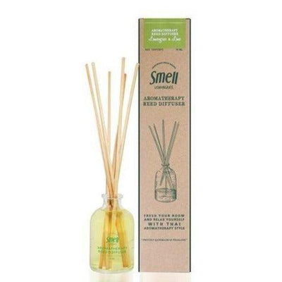 smell LEMONGRASS Handmade Aromatherapy Mosquito Repellent Reed Diffuser (Lemongrass & Lime) 50ml