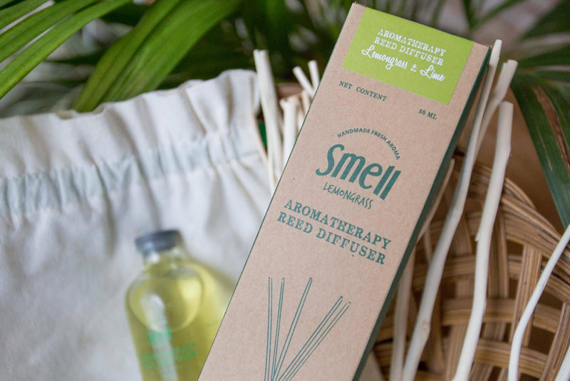 smell LEMONGRASS Handmade Aromatherapy Mosquito Repellent Reed Diffuser (Lemongrass & Lime) 50ml - LMCHING Group Limited