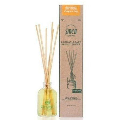 smell LEMONGRASS Handmade Aromatherapy Mosquito Repellent Reed Diffuser (Lemongrass & Orange) 50ml