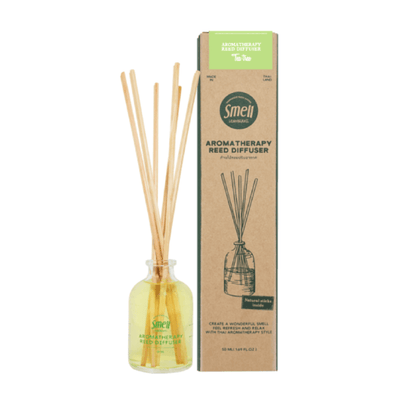 Smell Lemongrass Reed Difuser Aromaterapi Pengusir Nyamuk Buatan Tangan (Pohon Teh) 50ml
