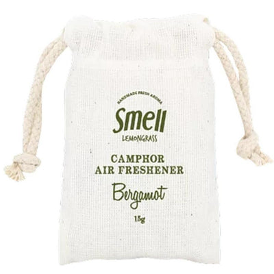 Smell Lemongrass Handgemaakte Kamfer Luchtverfrisser/Muggenverjager (Bergamot) Mini-formaat 15g