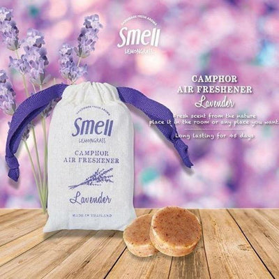 smell LEMONGRASS Handmade Camphor Air Freshener/Mosquito Repellent (Lavender) 30g - LMCHING Group Limited