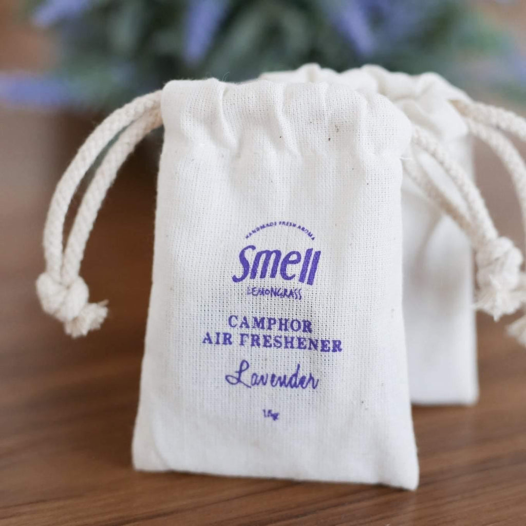 smell LEMONGRASS Handmade Camphor Air Freshener/Mosquito Repellent (Lavender) Mini Size 15g - LMCHING Group Limited