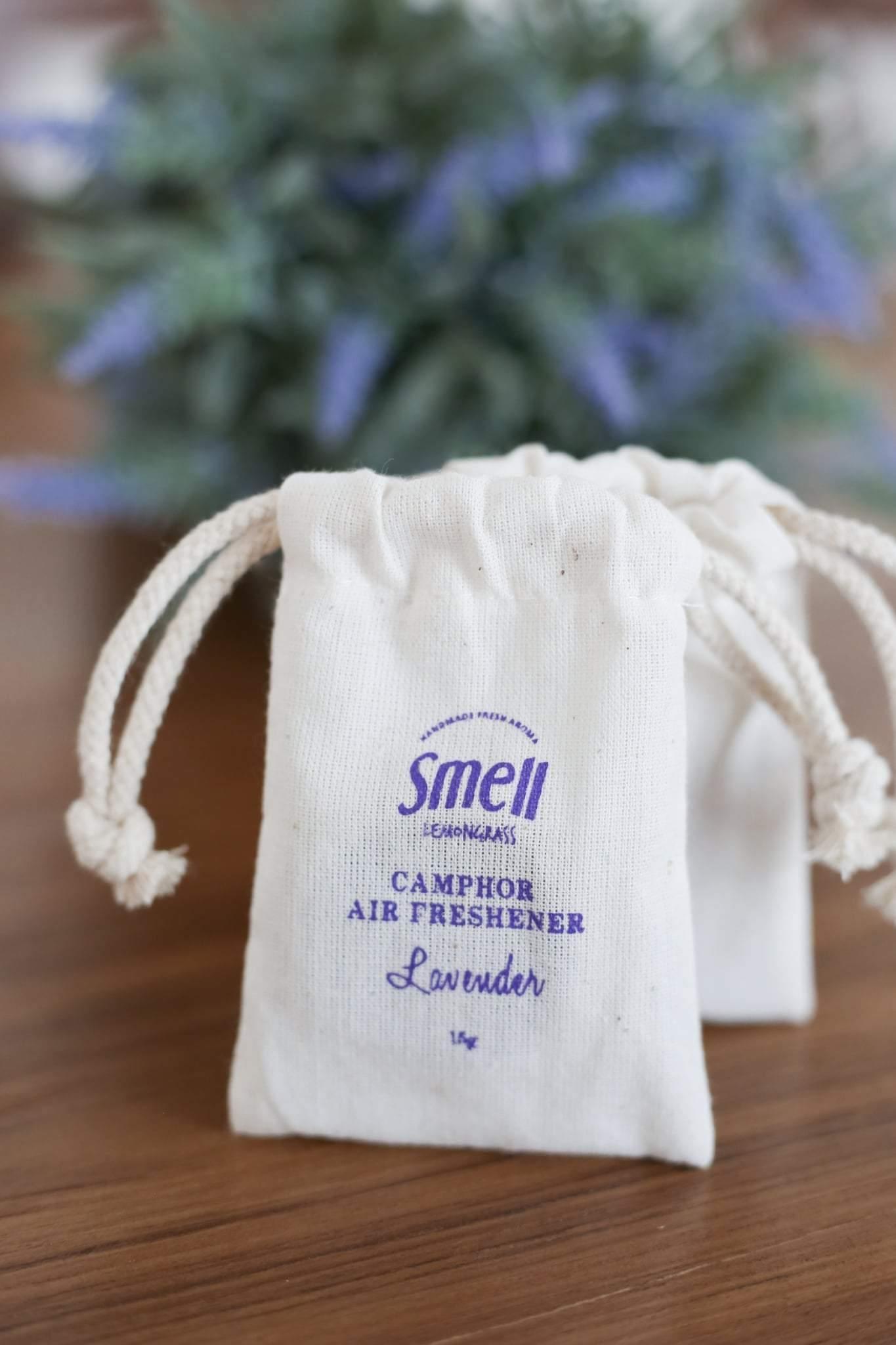 smell LEMONGRASS Handmade Camphor Air Freshener/Mosquito Repellent (Lavender) Mini Size 15g - LMCHING Group Limited