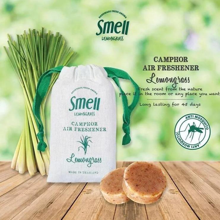 smell LEMONGRASS Handmade Camphor Air Freshener/Mosquito Repellent (Lemongrass) 30g - LMCHING Group Limited