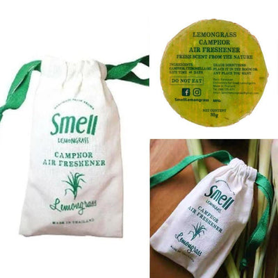 Smell Lemongrass Handmade Camphor Air Freshener/Mosquito Repellent (Lemongrass) 30g - LMCHING Group Limited