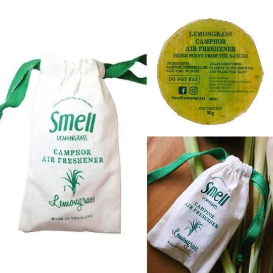 Smell Lemongrass Handmade Camphor Air Freshener/Mosquito Repellent (Lemongrass) 30g - LMCHING Group Limited