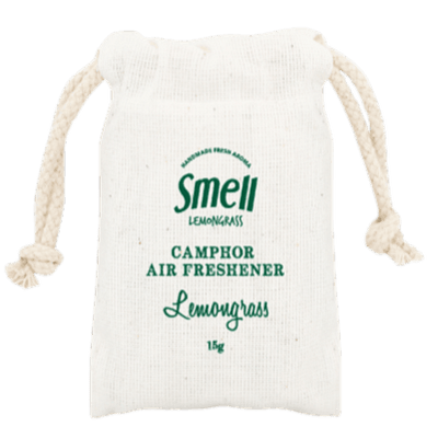 Smell Lemongrass Handgemaakte Kamfer Luchtverfrisser/Muggenafweermiddel (Citroengras) Minigrootte 15g
