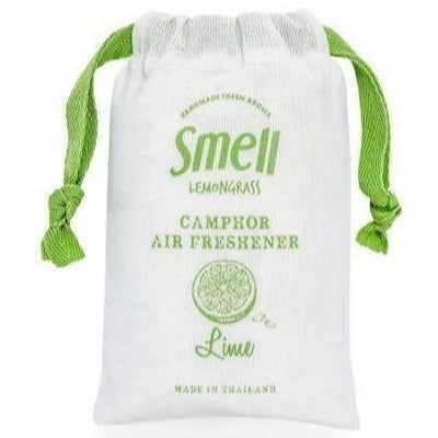 Smell Lemongrass ハンドメイドカンファー芳香剤/ 蚊よけ（ライム）30g