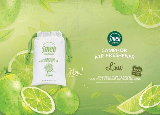 smell LEMONGRASS Handmade Camphor Air Freshener/Mosquito Repellent (Lime) 30g - LMCHING Group Limited
