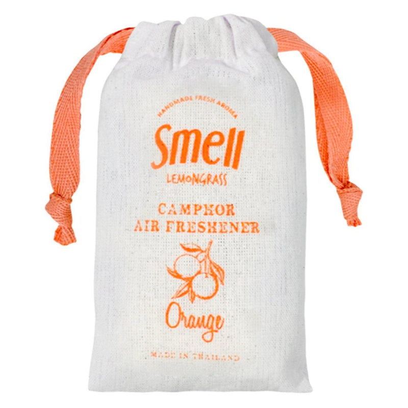 smell LEMONGRASS Handmade Camphor Air Freshener/Mosquito Repellent (Orange) 30g - LMCHING Group Limited