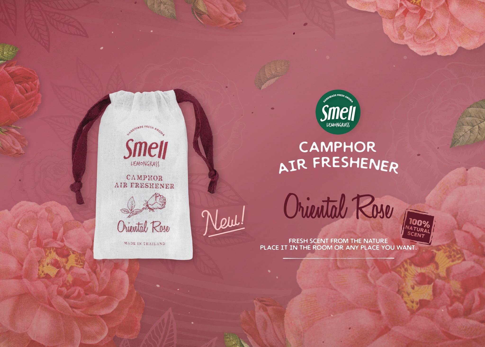 smell LEMONGRASS Handmade Camphor Air Freshener/Mosquito Repellent (Oriental Rose) 30g - LMCHING Group Limited