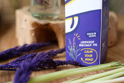 smell LEMONGRASS Handmade Good Sleep Calming Body Massage Oil (Lavender) 120ml - LMCHING Group Limited