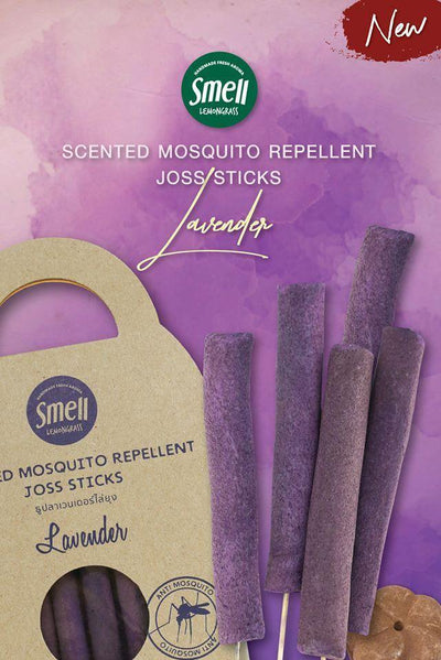 smell LEMONGRASS Handmade Lavender Scented Mosquito Repellent Joss Sticks 13pcs/box - LMCHING Group Limited
