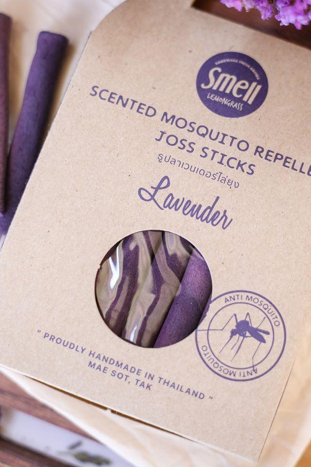 smell LEMONGRASS Handmade Lavender Scented Mosquito Repellent Joss Sticks 13pcs/box - LMCHING Group Limited