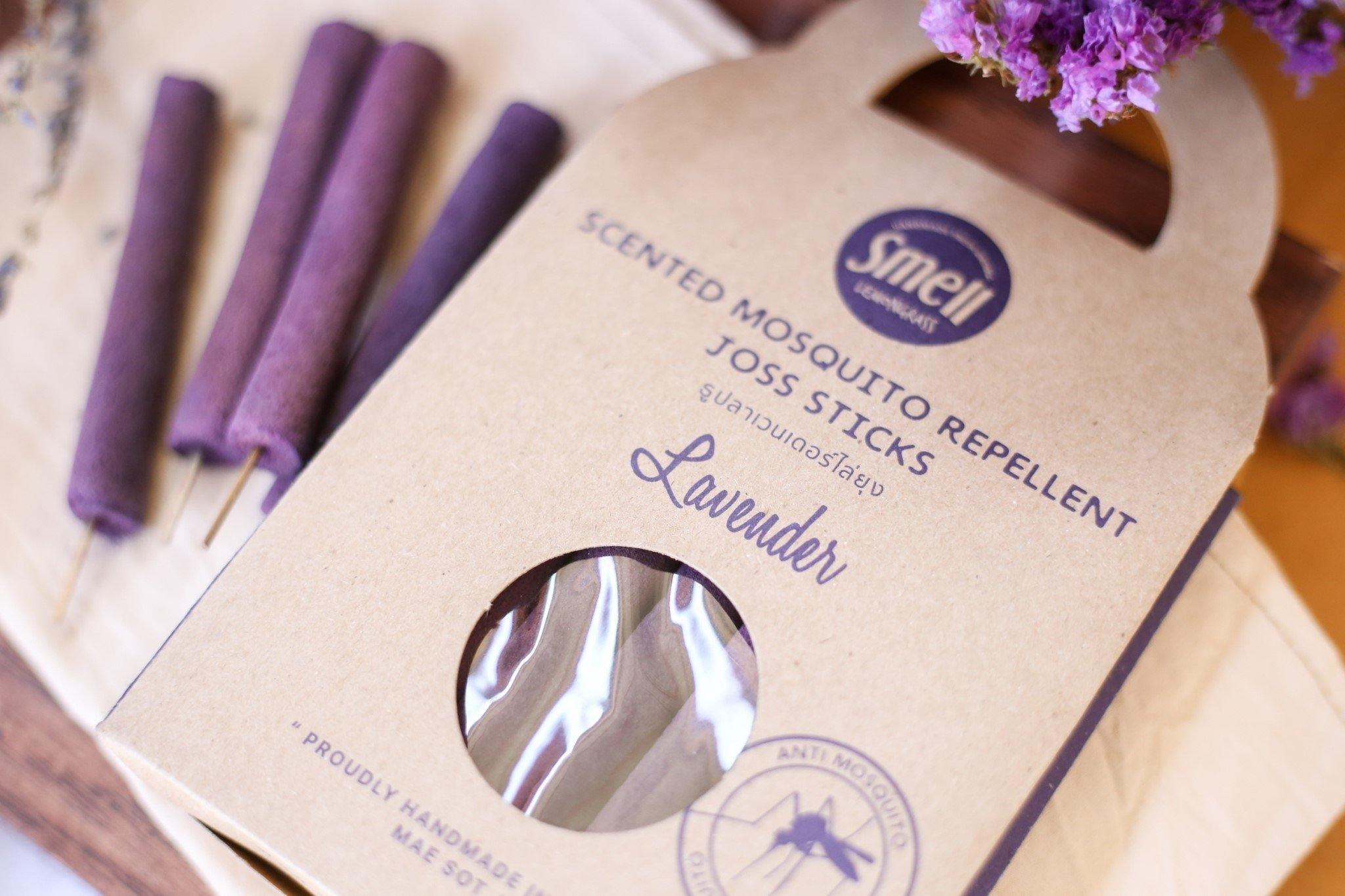 smell LEMONGRASS Handmade Lavender Scented Mosquito Repellent Joss Sticks 13pcs/box - LMCHING Group Limited