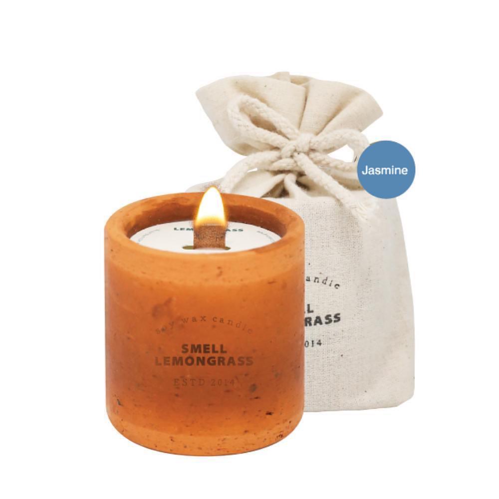 smell LEMONGRASS Mosquito Repellent Soy Wax Candle (Jasmine) - LMCHING Group Limited