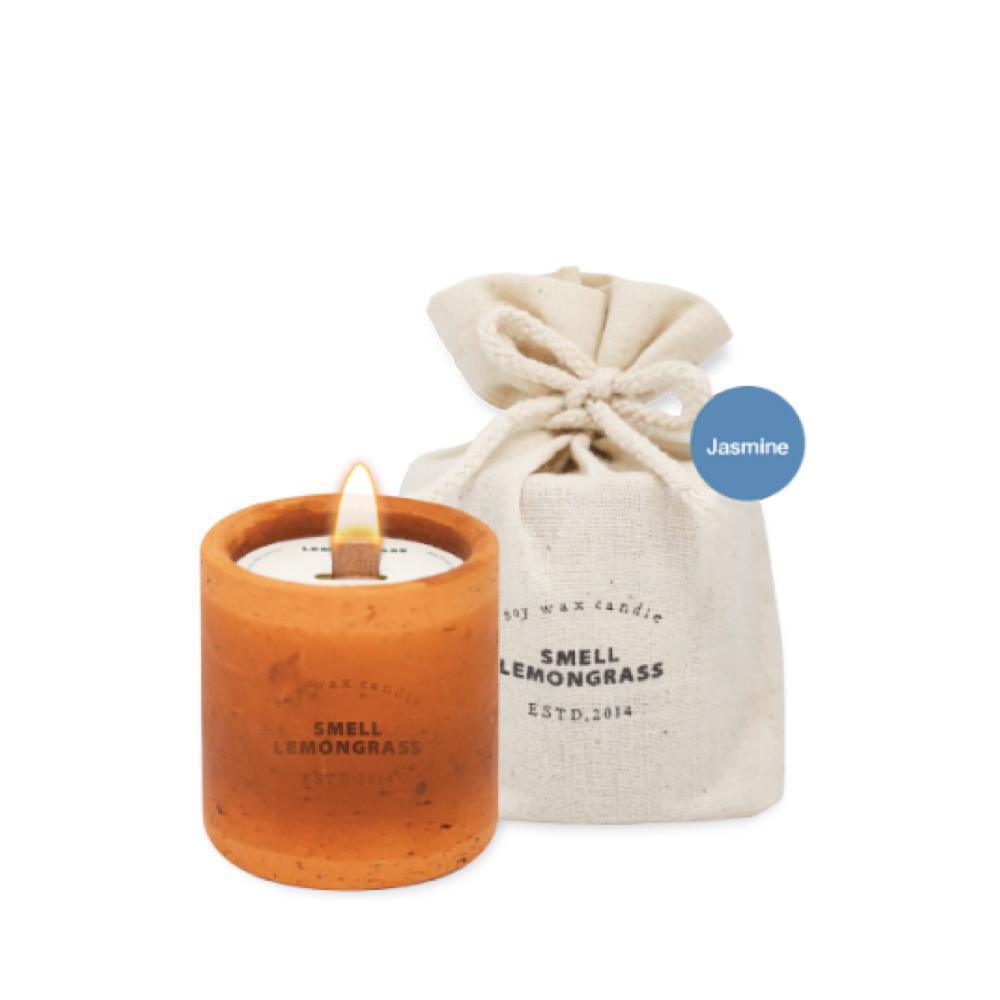 smell LEMONGRASS Mosquito Repellent Soy Wax Candle (Jasmine) - LMCHING Group Limited
