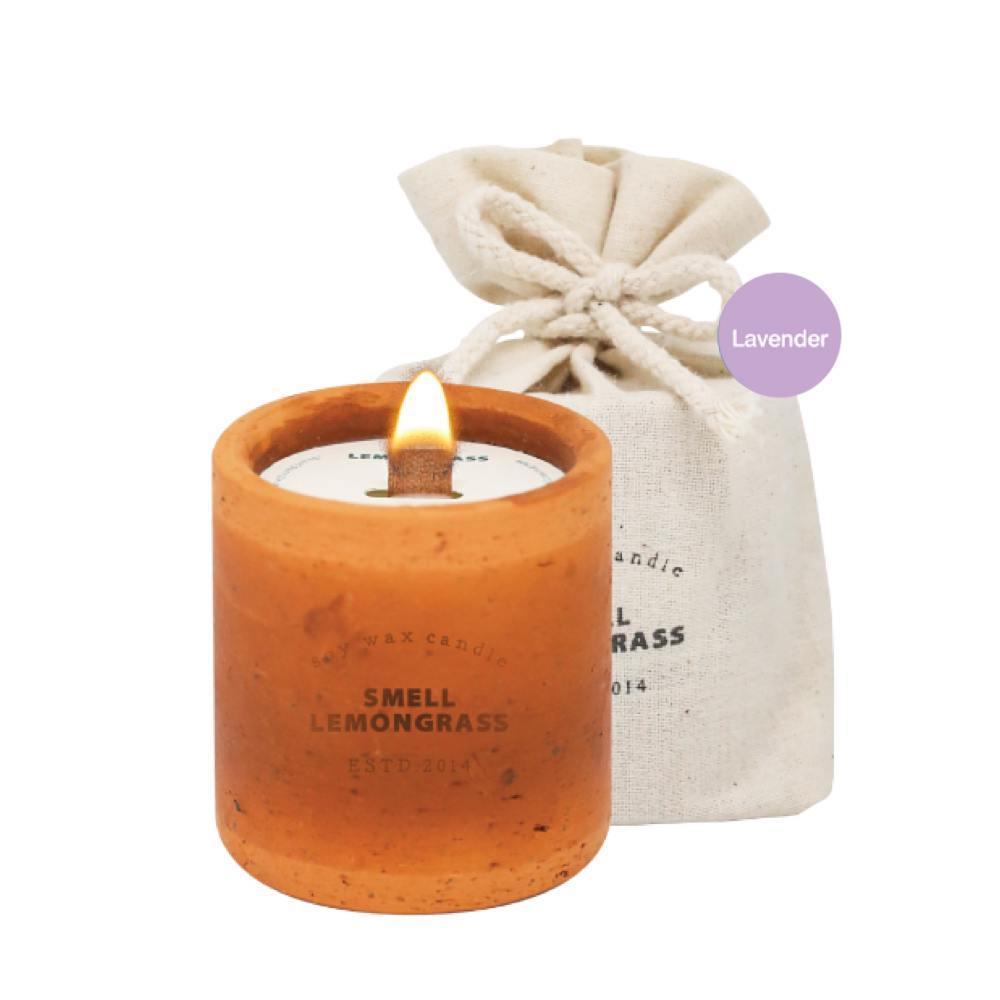 smell LEMONGRASS Mosquito Repellent Soy Wax Candle (Lavender) - LMCHING Group Limited