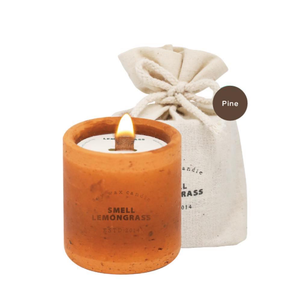 smell LEMONGRASS Mosquito Repellent Soy Wax Candle (Pine) - LMCHING Group Limited