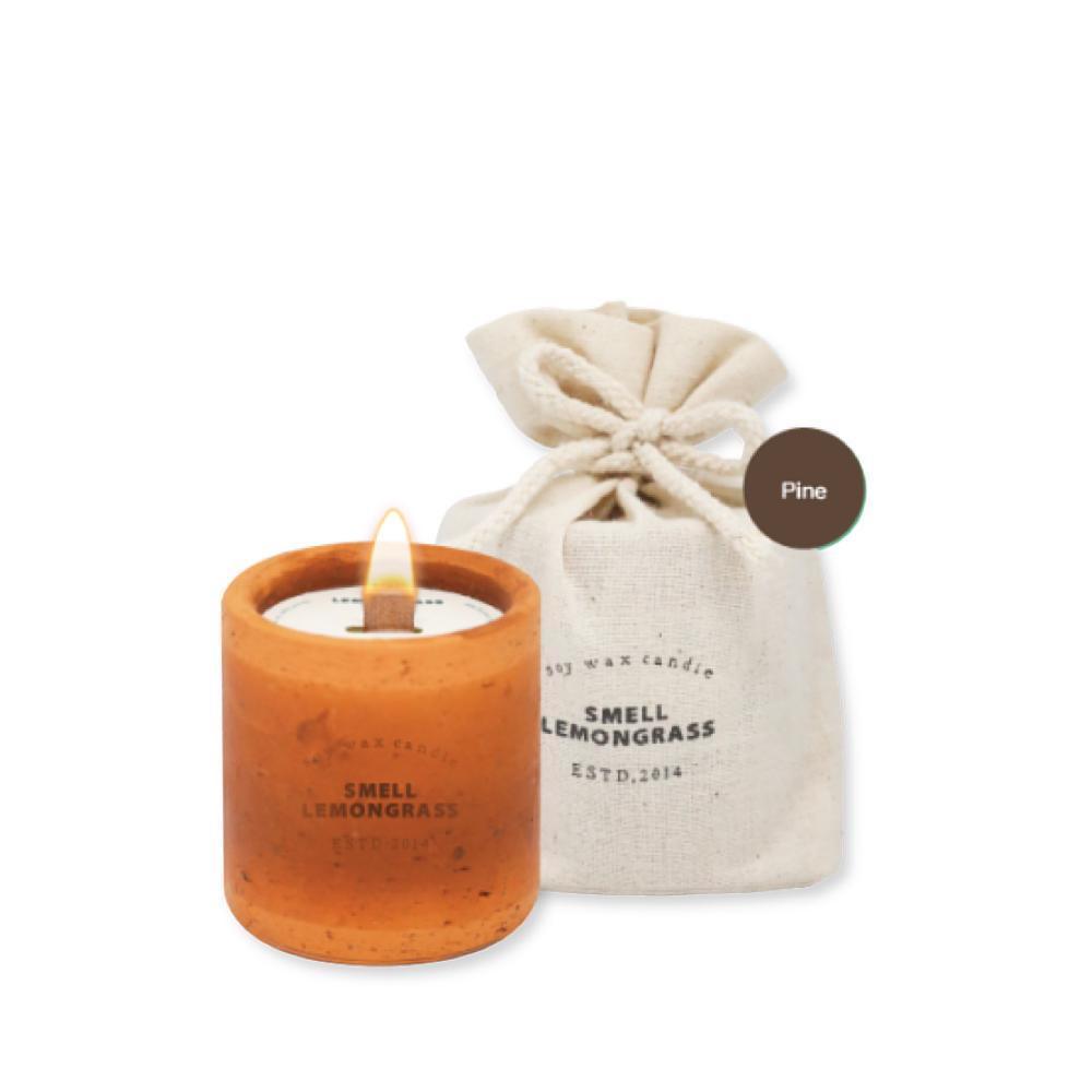 smell LEMONGRASS Mosquito Repellent Soy Wax Candle (Pine) - LMCHING Group Limited